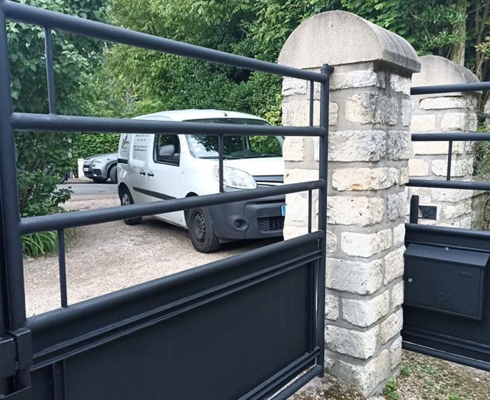 Porte blindée à Garches
